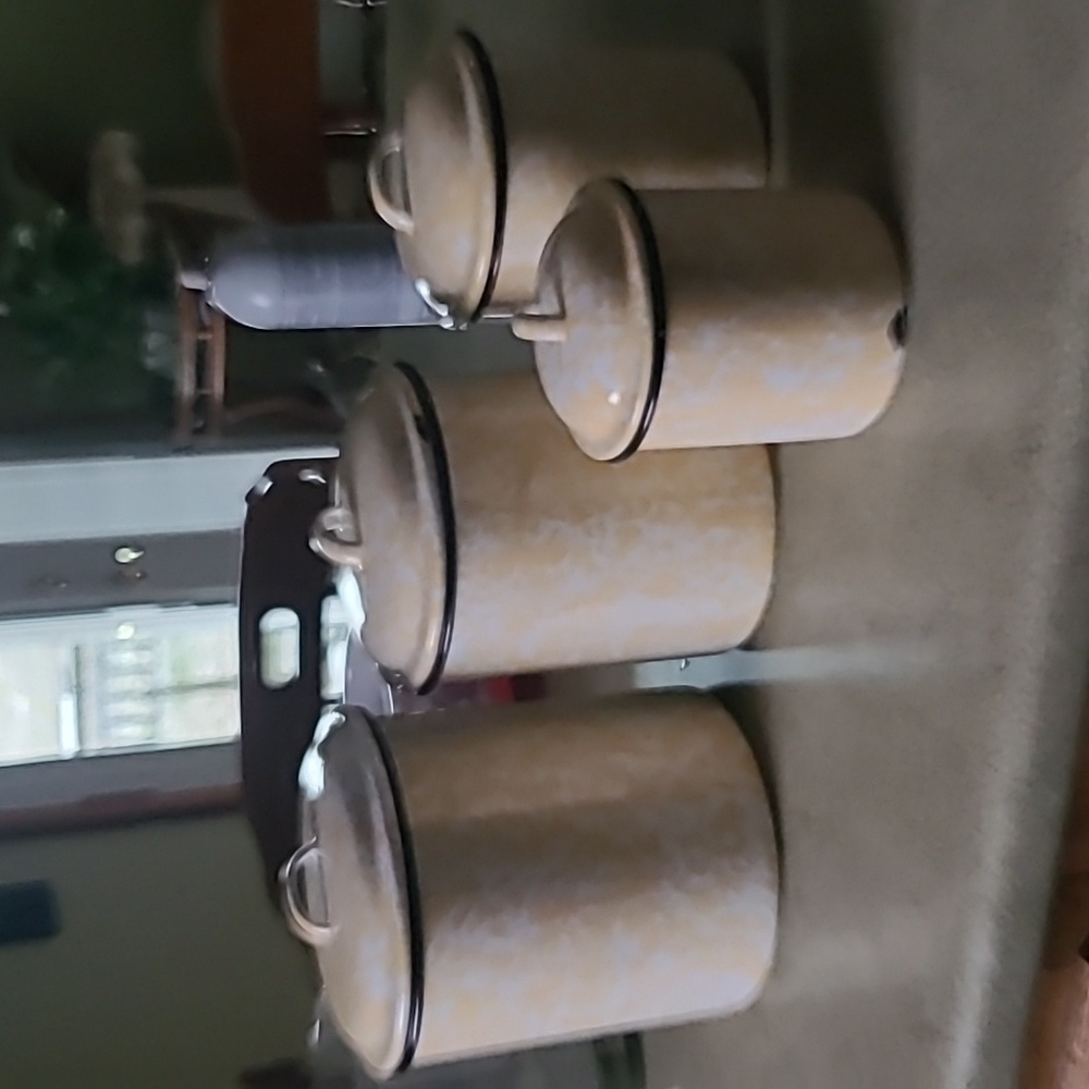 Enamelware 4 piece canister set by CGS International